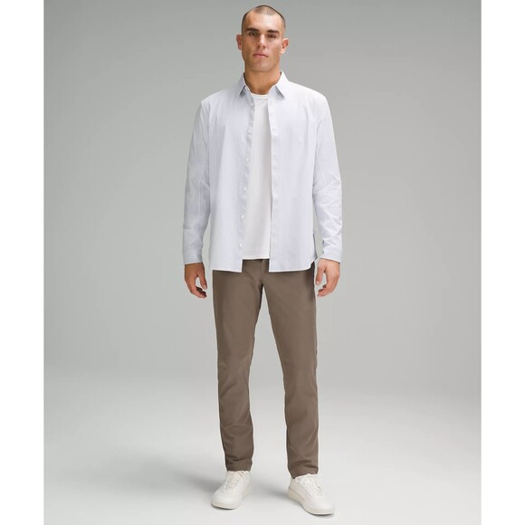 Lululemon Men's ABC Classic-Fit Trouser Warpstreme in Nomad Size 35 M5AR2S - Picture 1 of 13